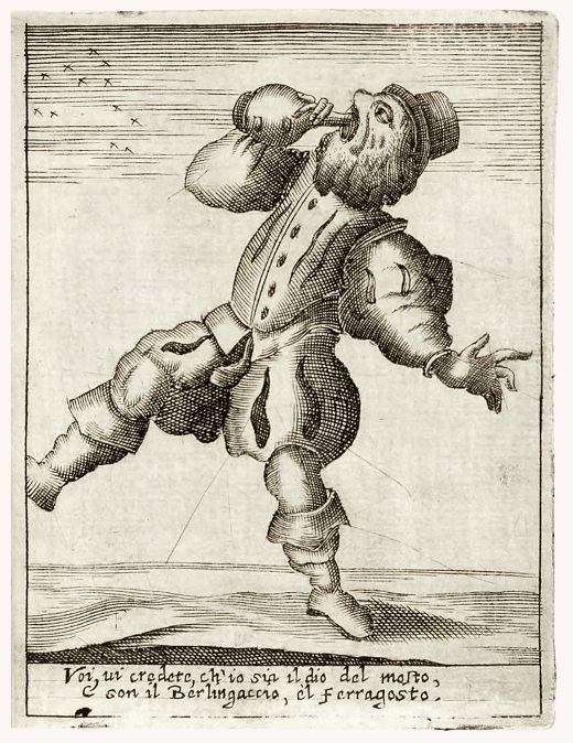 Etching by Francesco Bertelli: the Berlingaccio (1638-1650)