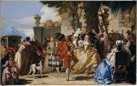 Giandomenico Tiepolo: A dance in the country - oil on canvas (1755)